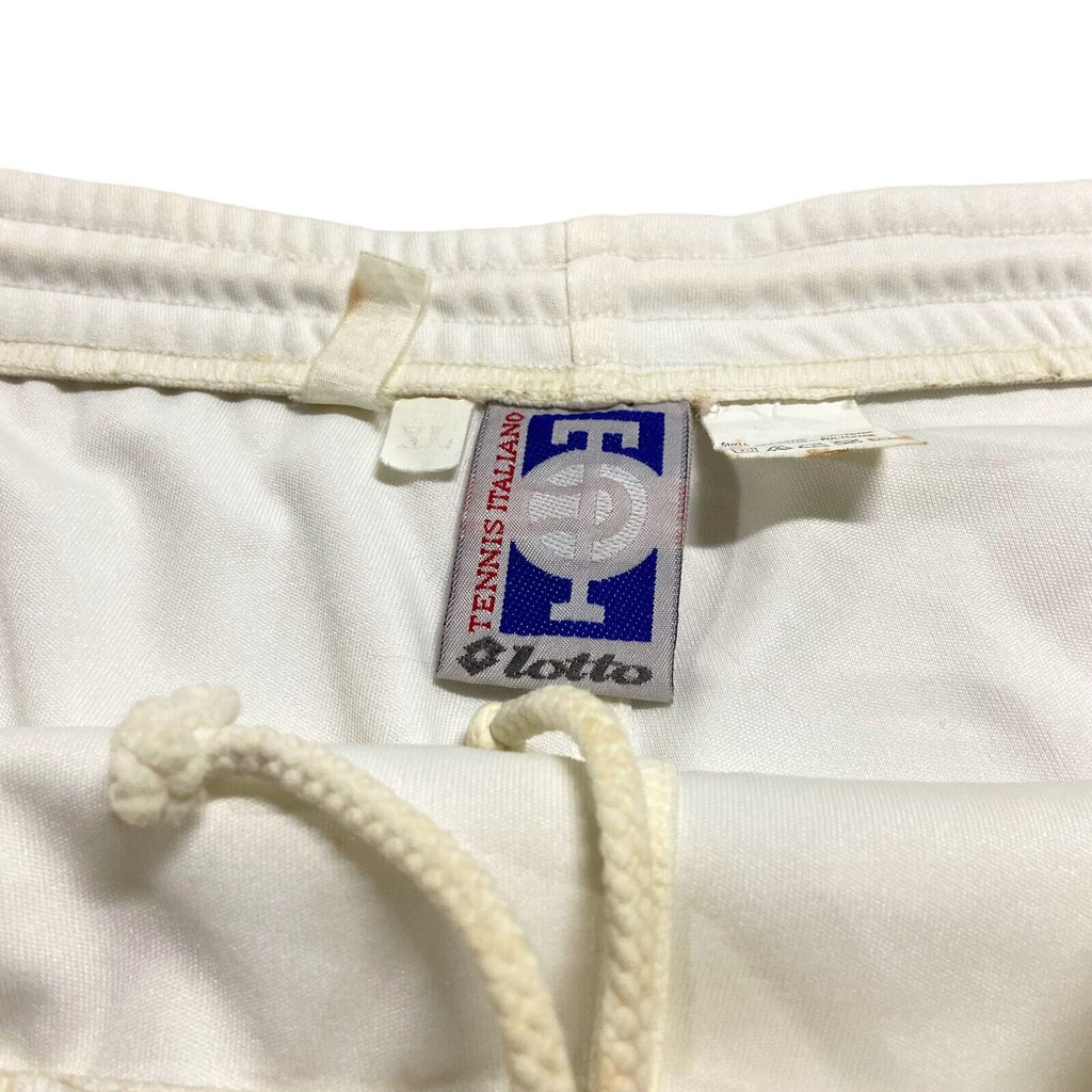 Tennis Pro Line Design By Lotto Shorts | Vintage 90s Sportswear White VTG Vintage Messina Hembry and Second-Hand Messina Hembry from Messina Hembry 