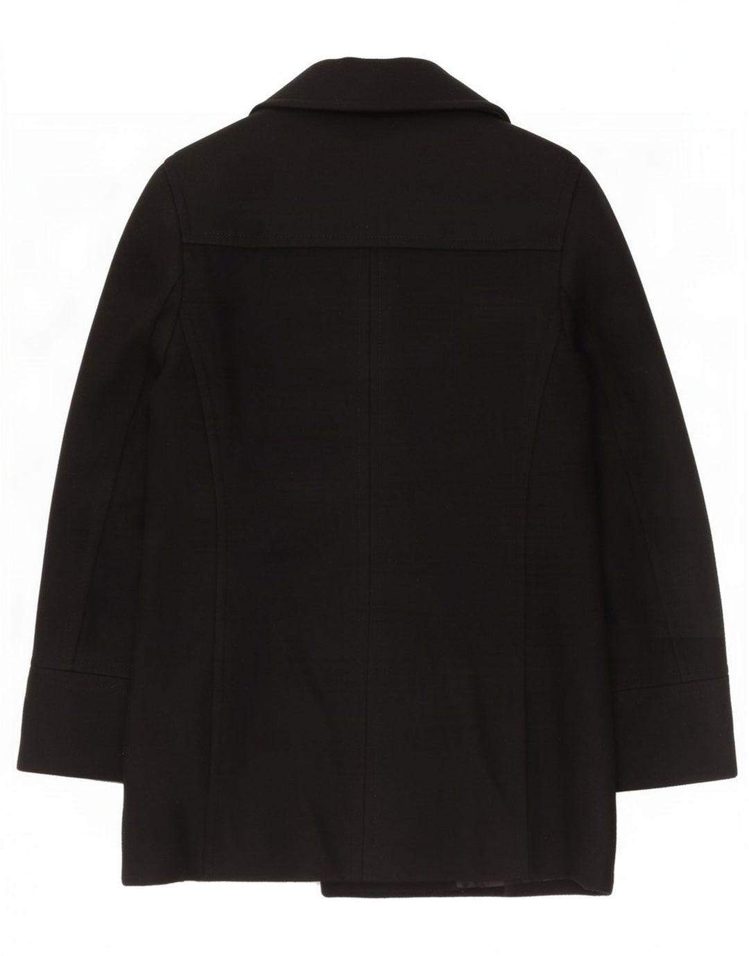 Topshop Womens Blazer Jacket UK 12 Medium Black Wool