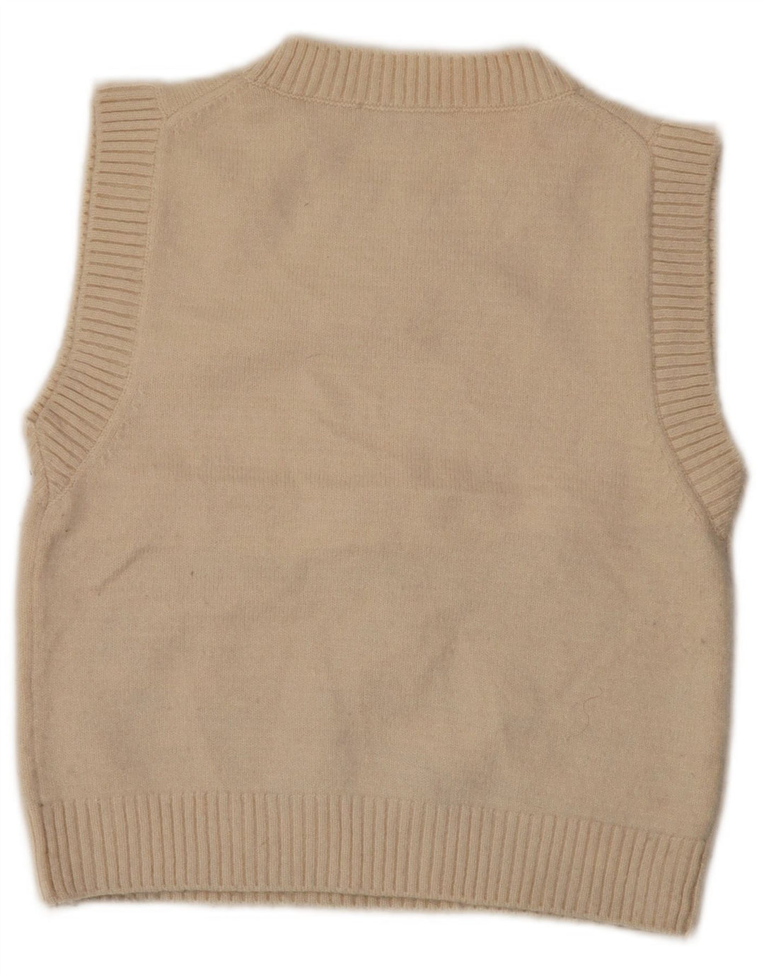 Zara Womens Crop Vest Tank Top UK 10 Small Beige