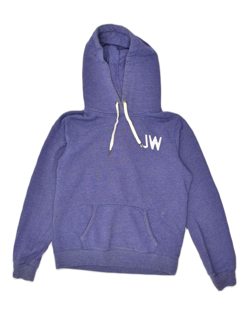 JACK WILLS Womens Graphic Hoodie Jumper UK 14 Large Purple Cotton | Vintage Jack Wills | Thrift | Second-Hand Jack Wills | Used Clothing | Messina Hembry 