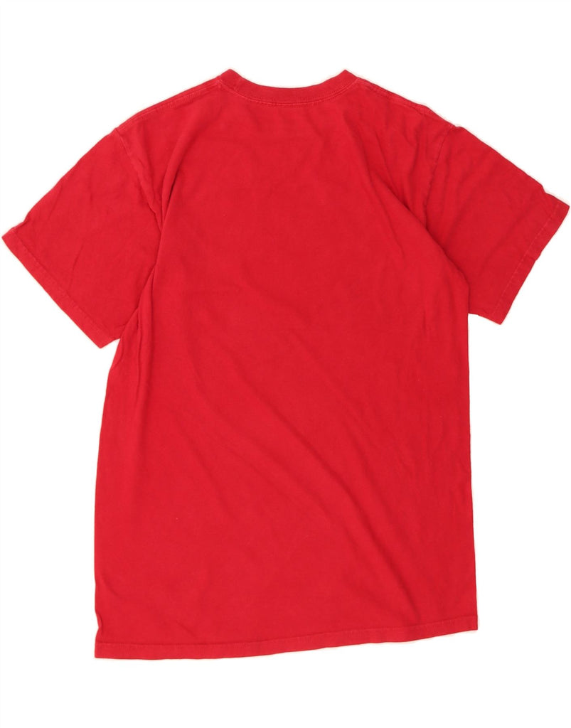 VANS Mens Graphic T-Shirt Top Small Red Vintage Vans and Second-Hand Vans from Messina Hembry 