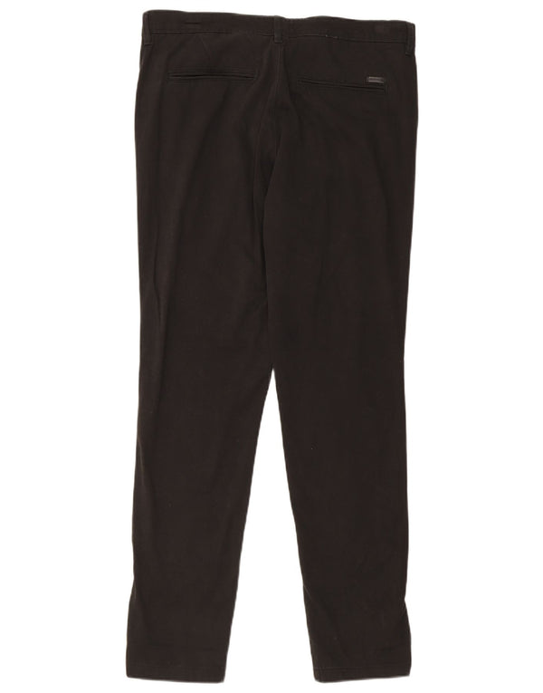 Jack & Jones Mens Marco Slim Fit Chino Trousers W34 L32 Black Cotton