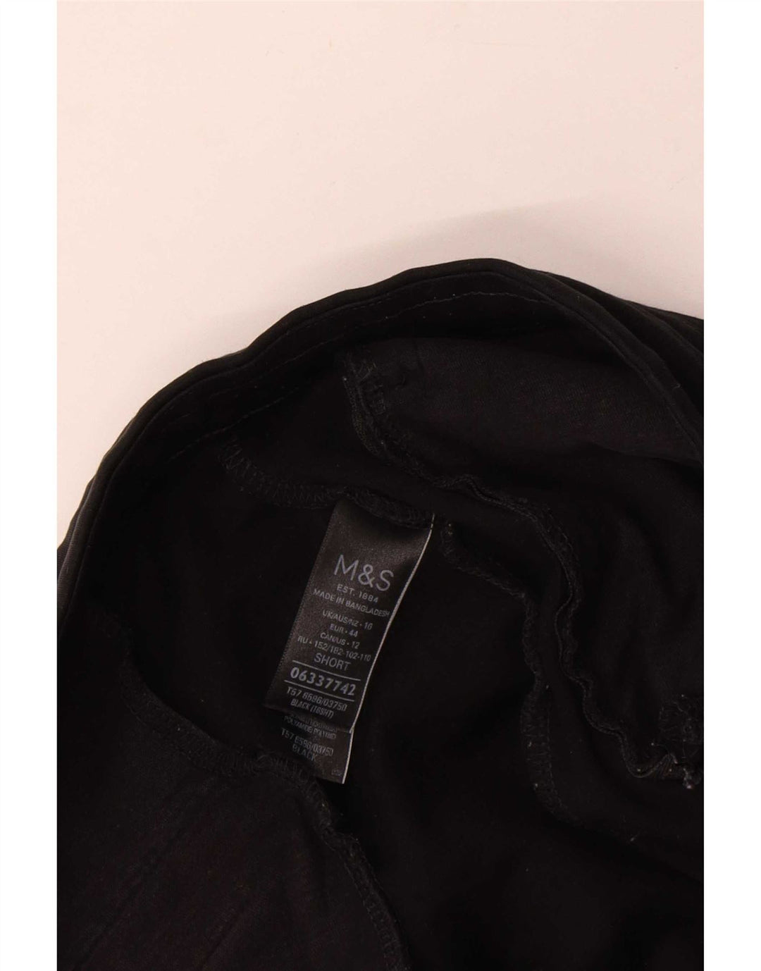 Marks & Spencer Womens Tracksuit Trousers UK 16 Large Black Viscose