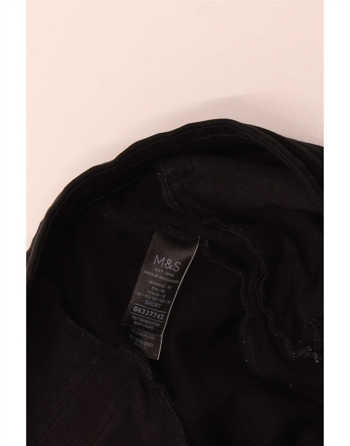 Marks & Spencer Womens Tracksuit Trousers UK 16 Large Black Viscose