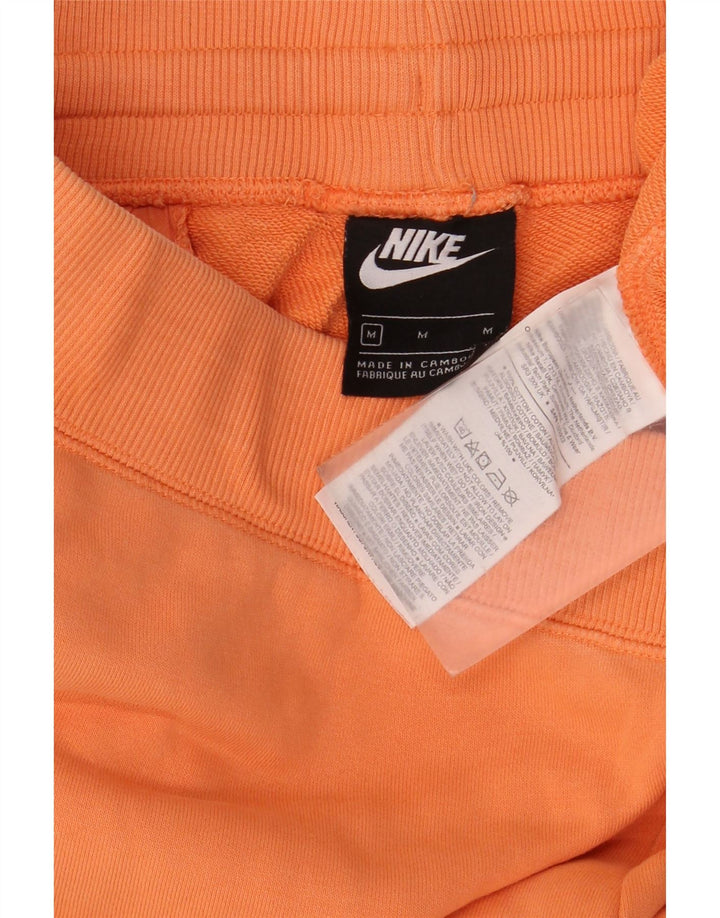 Nike Mens Tracksuit Trousers Joggers Medium Orange Cotton