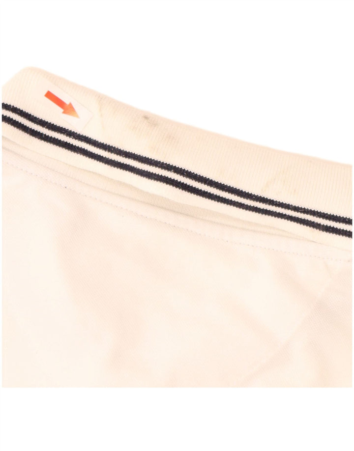 Champion Mens Polo Shirt 2XL White Cotton