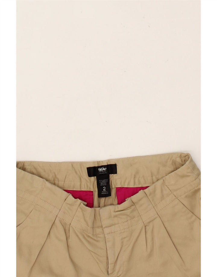 MOSSIMO Womens Pegged Chino Shorts US 2 XS W30  Beige Cotton Vintage Mossimo and Second-Hand Mossimo from Messina Hembry 