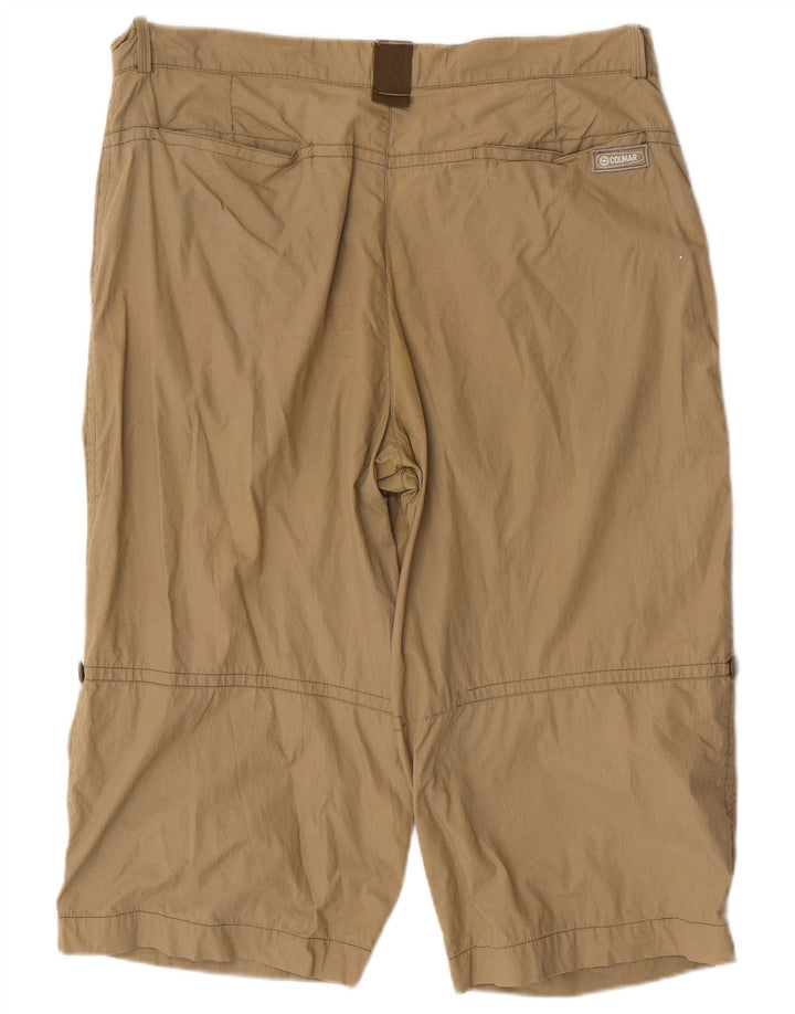 COLMAR Mens Bermuda Shorts IT 52 XL W36 Green Pinstripe Cotton