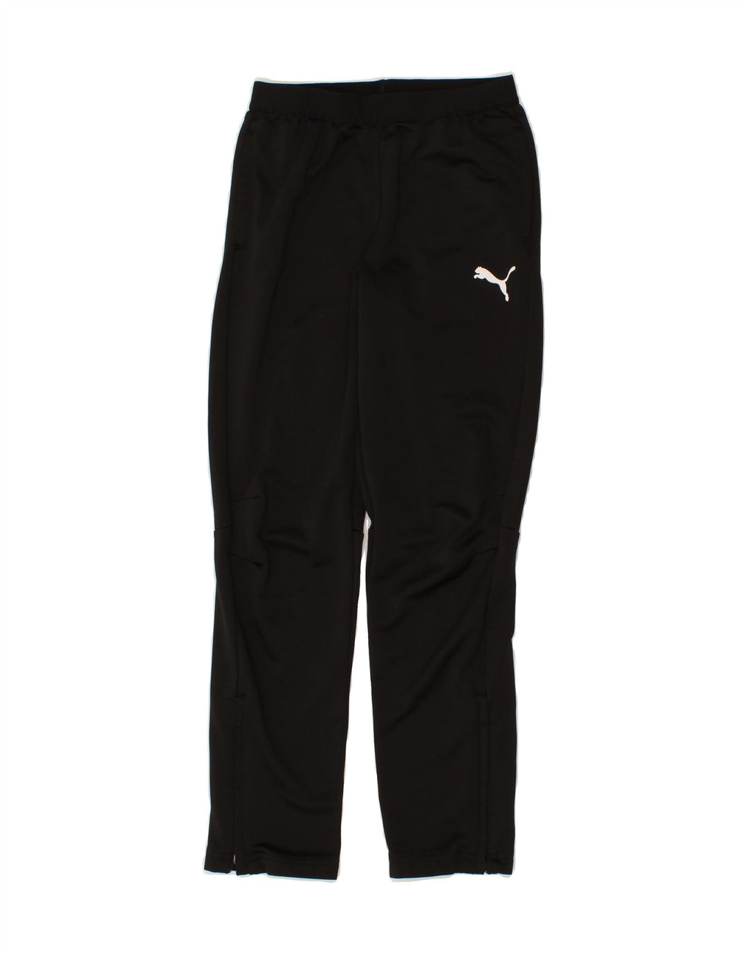 PUMA Girls Tracksuit Trousers 9-10 Years  Black Polyester Vintage Puma and Second-Hand Puma from Messina Hembry 