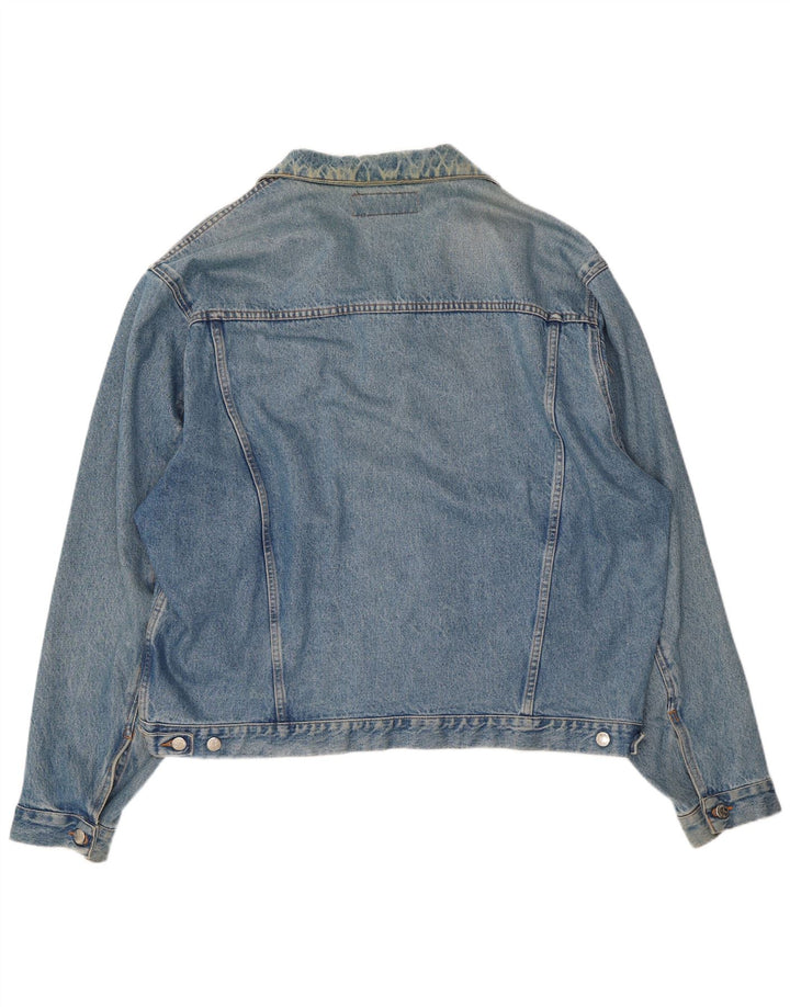 Americanino Mens Denim Jacket UK 44 2XL Blue Cotton