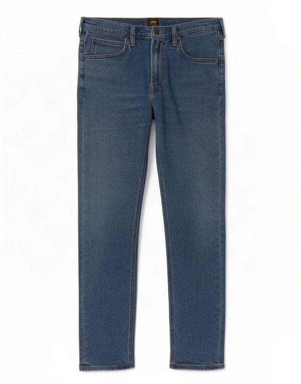 Lee Mens Luke Skinny Jeans W31 L34 Blue Cotton