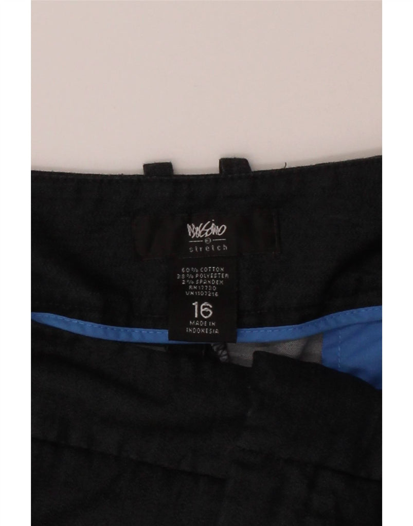 MOSSIMO Womens Stretch Casual Shorts US 16 2XL W40 Black Cotton Vintage Mossimo and Second-Hand Mossimo from Messina Hembry 