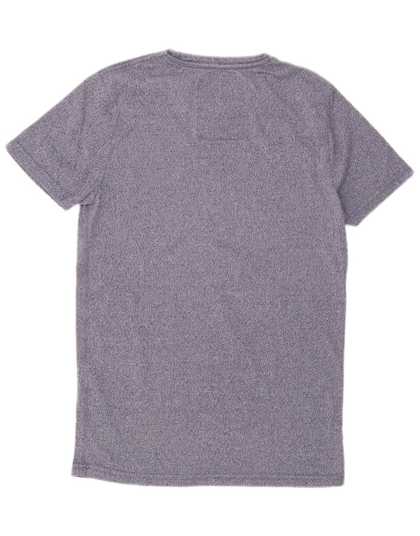 Superdry Mens Graphic T-Shirt Top Small Blue Cotton