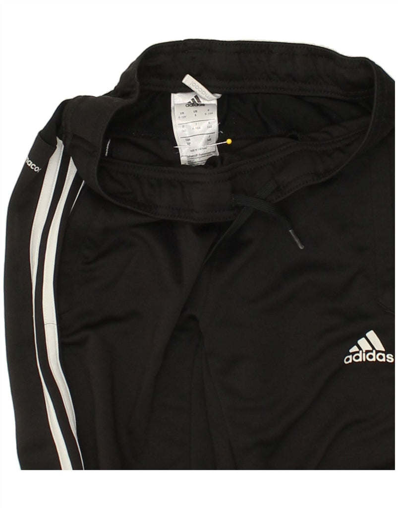 ADIDAS Boys Climacool Tracksuit Trousers 9-10 Years Black Polyester | Vintage Adidas | Thrift | Second-Hand Adidas | Used Clothing | Messina Hembry 