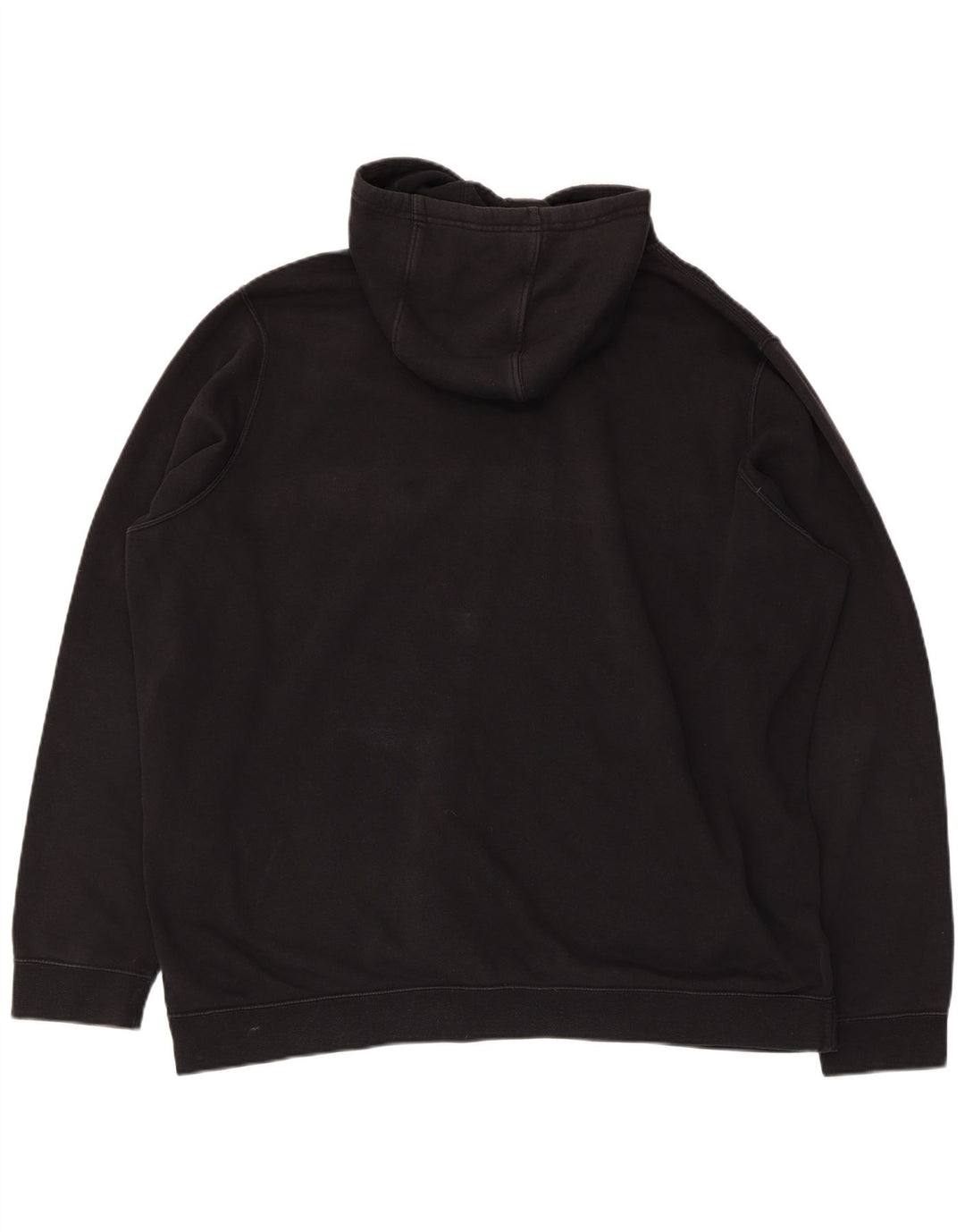 NIKE Mens Hoodie Jumper 2XL Black Cotton