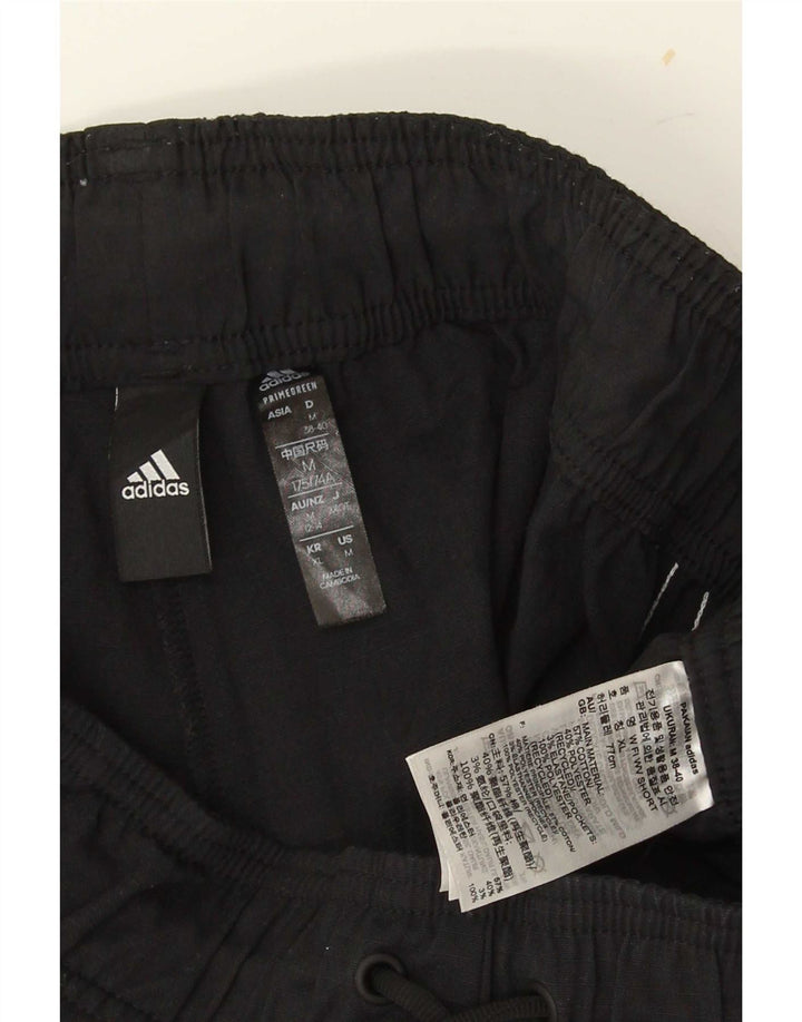 Adidas Mens Sport Shorts Medium Black Cotton