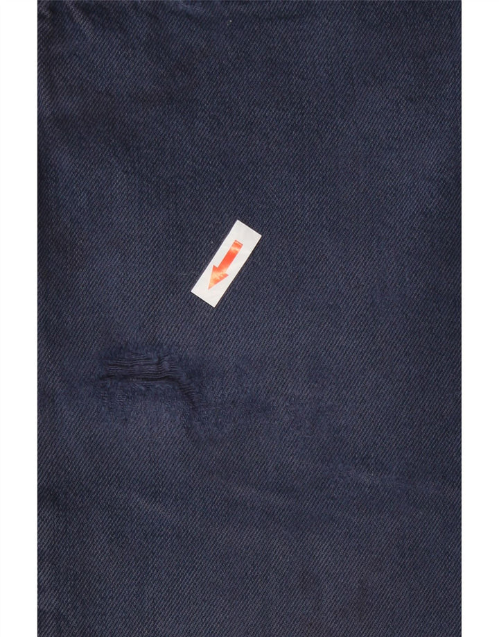 Levi's Mens 501 Straight Jeans W38 L27 Navy Blue