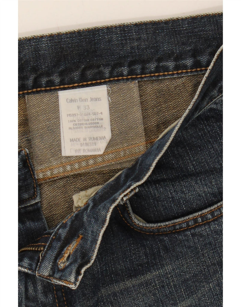 CALVIN KLEIN Mens Straight Jeans W33 L30 Blue Cotton Vintage Calvin Klein and Second-Hand Calvin Klein from Messina Hembry 