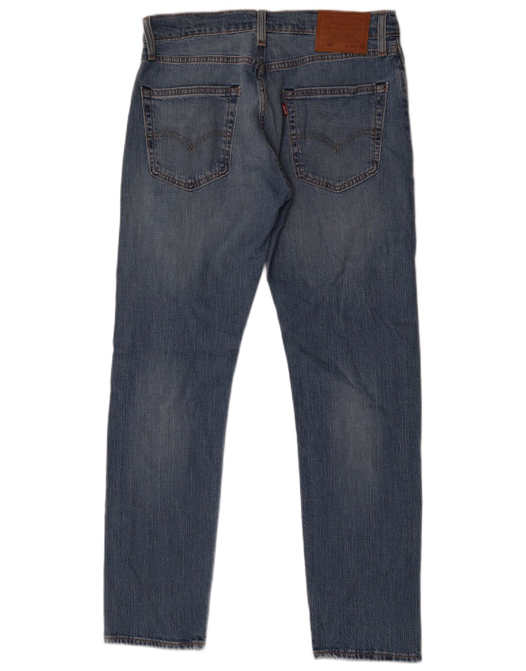 Levi's Mens 502 Tapered Jeans W32 L32 Blue Cotton