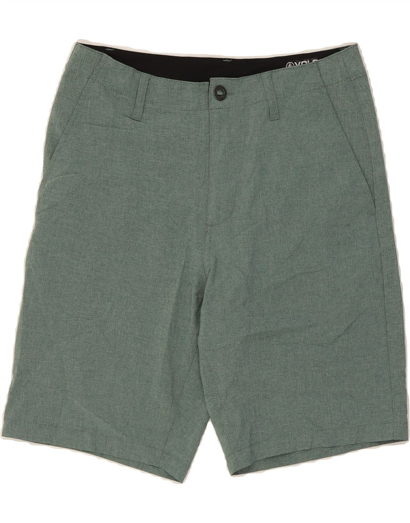 VOLCOM Mens Cargo Shorts W30 Medium Green Polyester Vintage Volcom and Second-Hand Volcom from Messina Hembry 