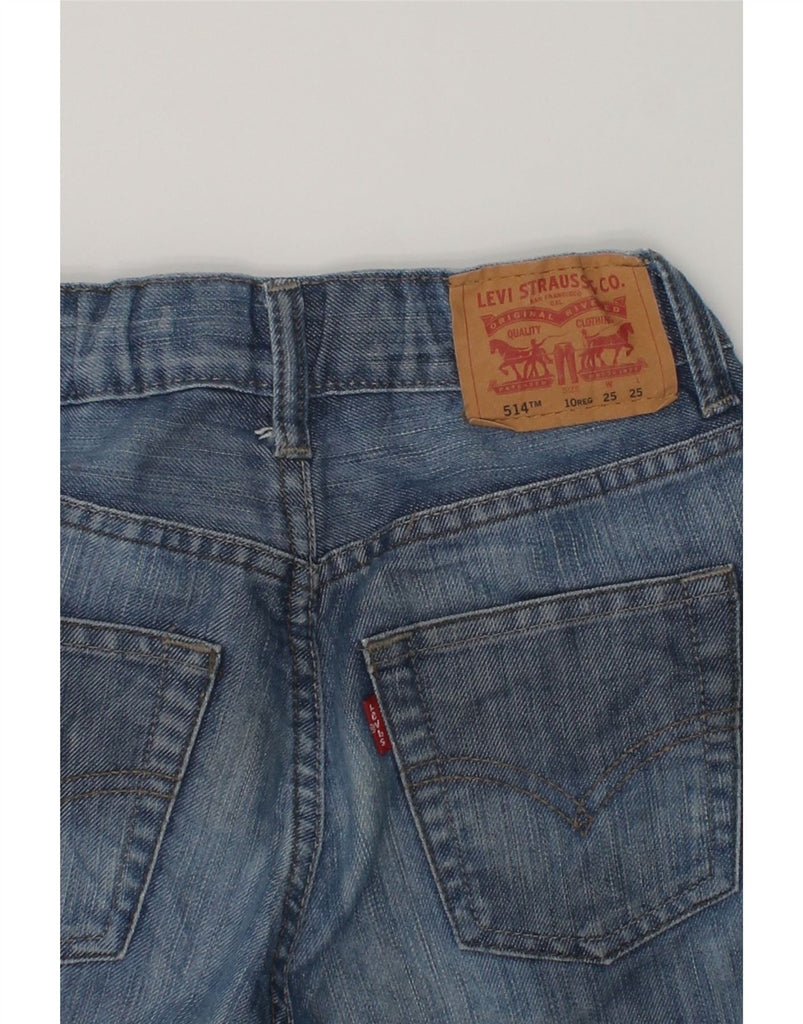 LEVI'S Girls 514 Straight Jeans 9-10 Years W25 L25 Blue Cotton | Vintage Levi's | Thrift | Second-Hand Levi's | Used Clothing | Messina Hembry 