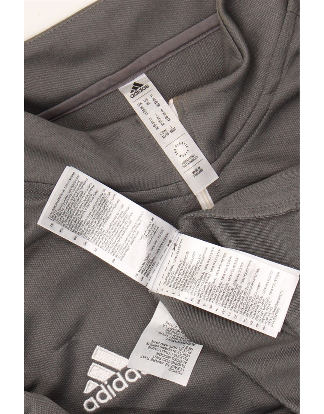 ADIDAS Womens Aeroready Zip Neck Pullover Tracksuit Top UK 20/22 XL Grey