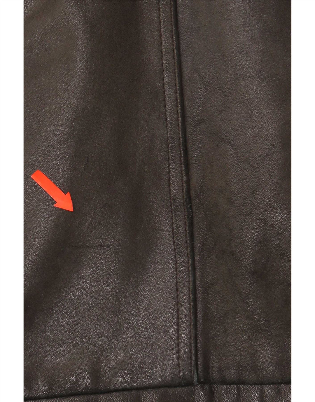 Itallo Mens Leather Jacket UK 40 Large Black