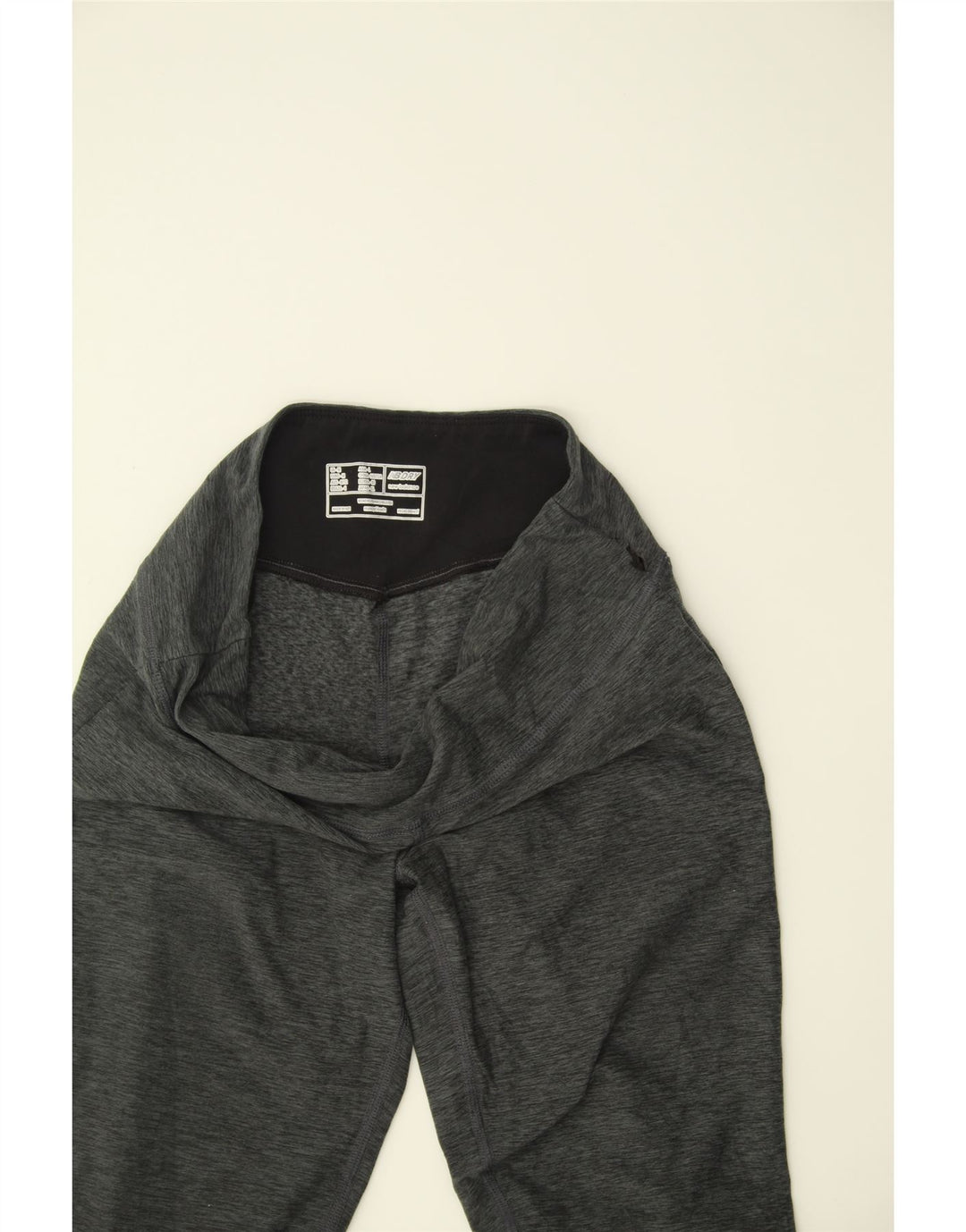 NEW BALANCE Womens Leggings UK 12 Medium  Grey Flecked Polyester Vintage New Balance and Second-Hand New Balance from Messina Hembry 