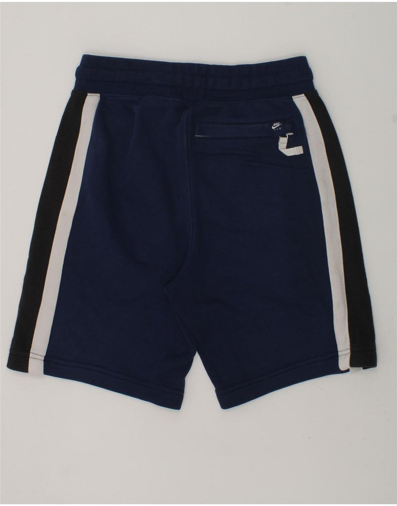 NIKE Boys Sport Shorts 10-11 Years Medium Blue Cotton | Vintage Nike | Thrift | Second-Hand Nike | Used Clothing | Messina Hembry 