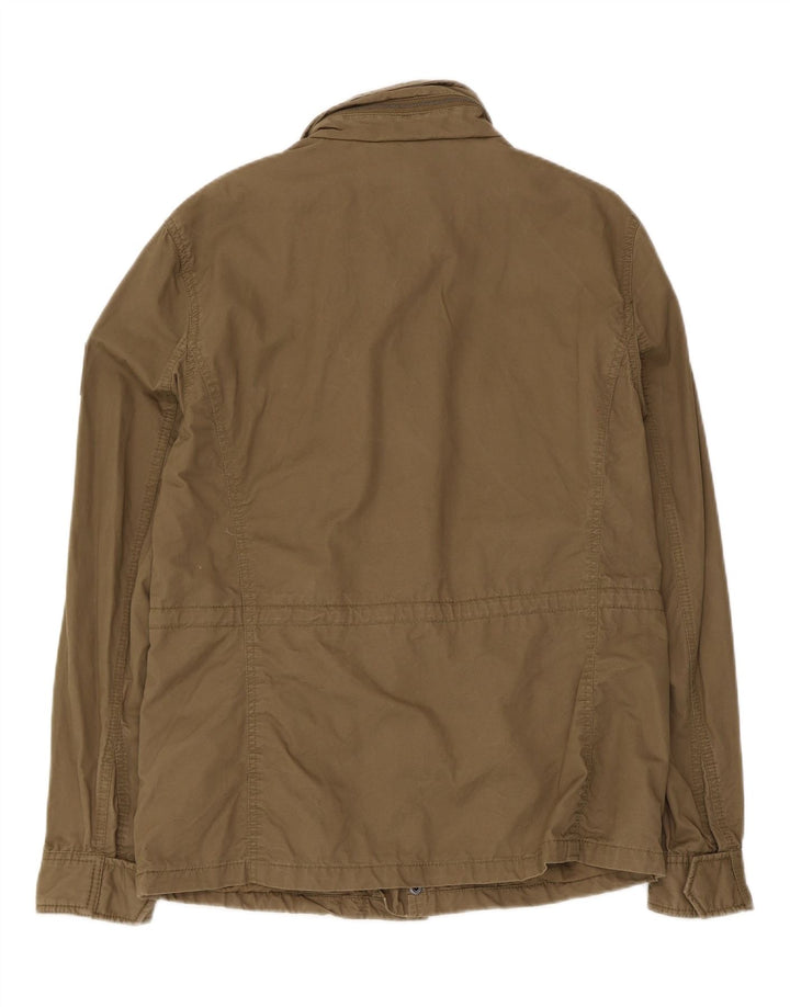 Superdry Mens Military Jacket UK 40 Large Khaki Cotton