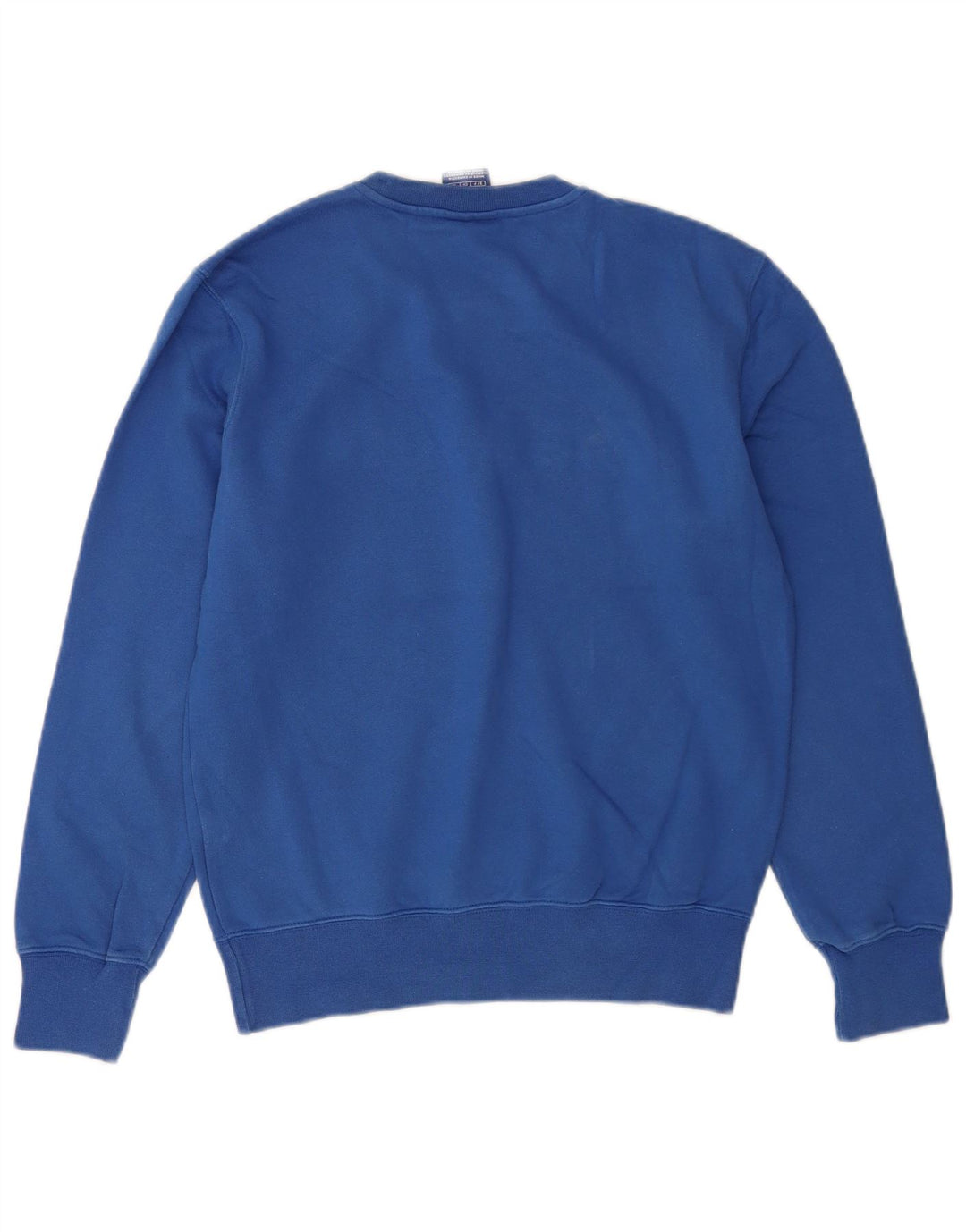 Champion Mens Graphic Sweatshirt Jumper Small Blue Cotton