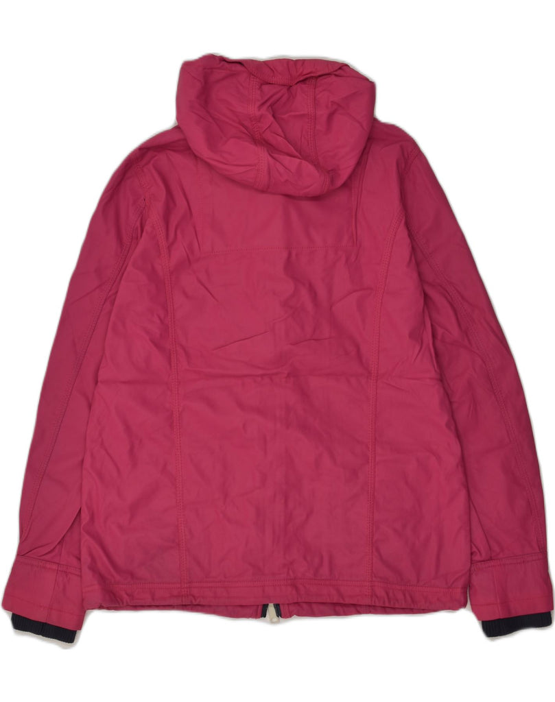 SUPERDRY Womens Speedboat Hooded Duffle Jacket UK 14 Medium Pink | Vintage Superdry | Thrift | Second-Hand Superdry | Used Clothing | Messina Hembry 