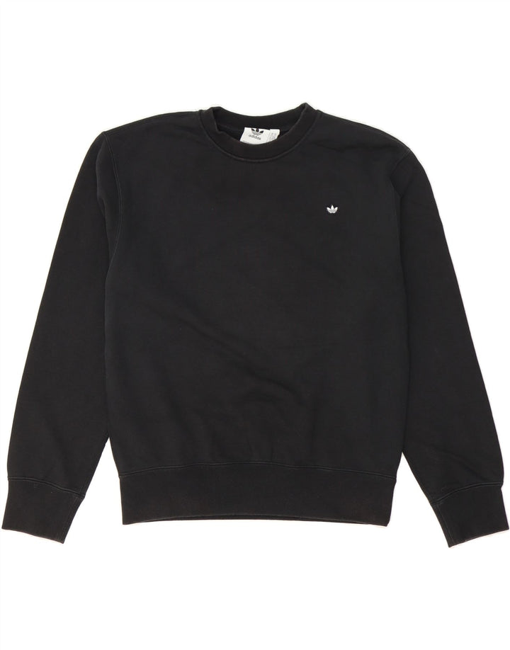ADIDAS Mens Sweatshirt Jumper XS Black Cotton Vintage Adidas and Second-Hand Adidas from Messina Hembry 