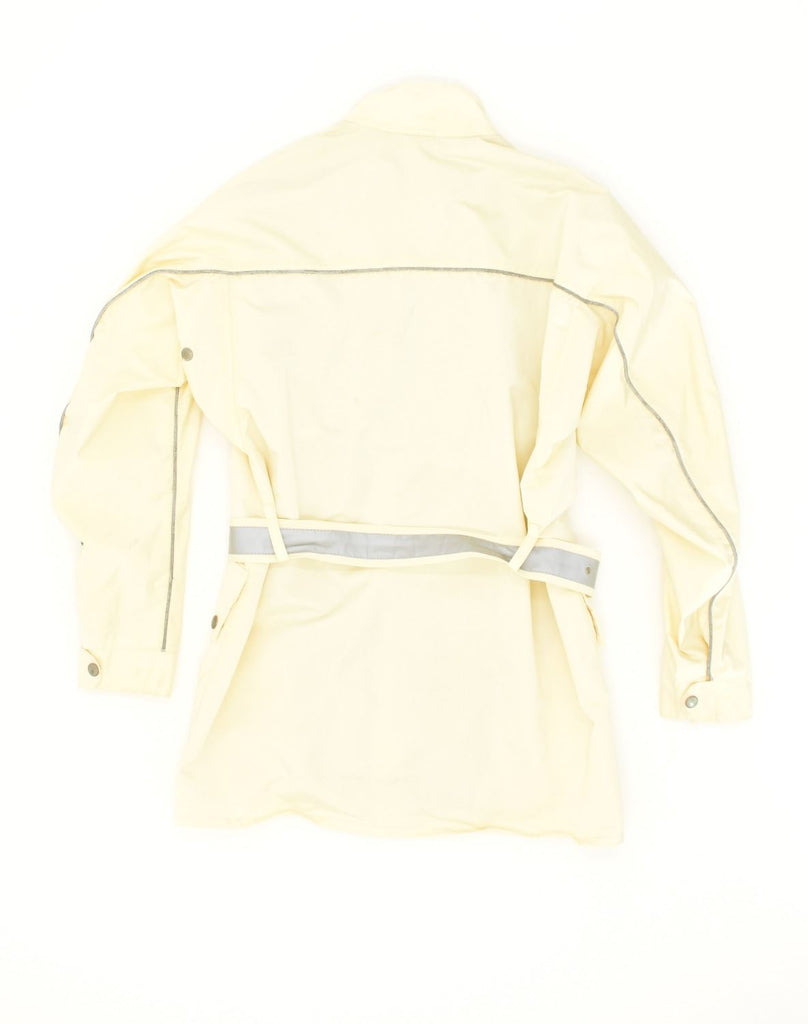 BELSTAFF Womens Utility Jacket IT 42 Medium Off White Nylon | Vintage Belstaff | Thrift | Second-Hand Belstaff | Used Clothing | Messina Hembry 