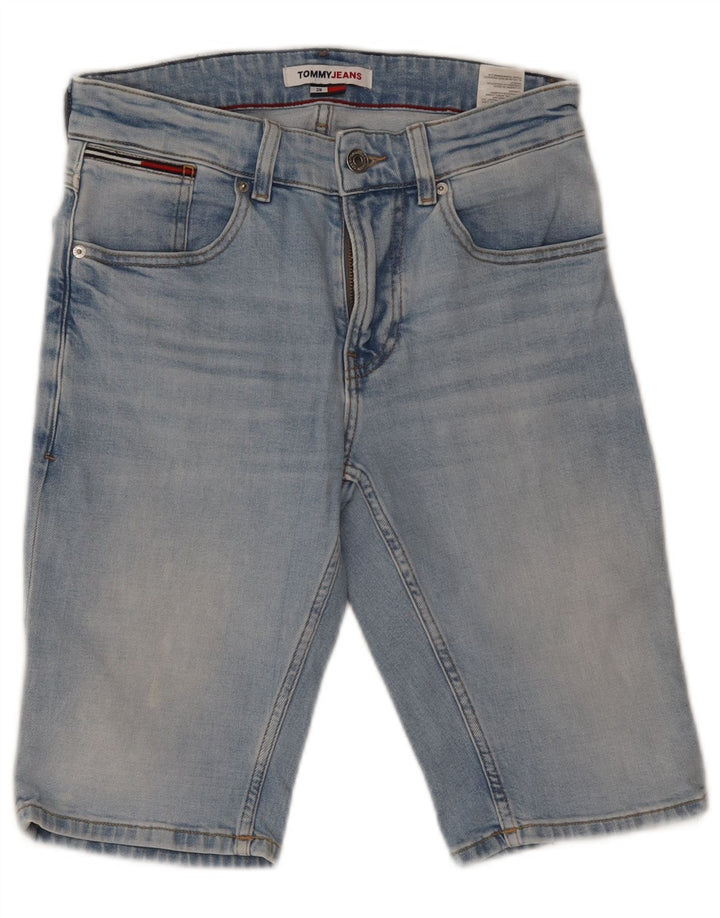 TOMMY HILFIGER Womens Denim Shorts W28 Medium Blue Cotton