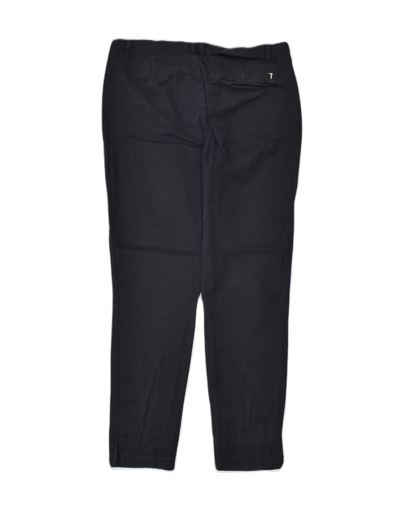 TRUSSARDI Womens Slim Chino Trousers IT 40 Small W27 L26 Black | Vintage | Thrift | Second-Hand | Used Clothing | Messina Hembry 