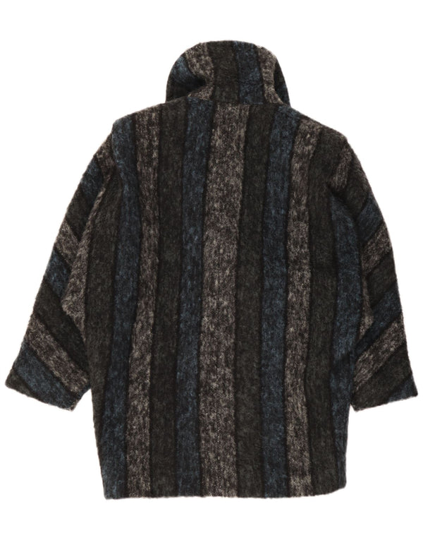 Arezia Womens Double Breasted Coat IT 42 Medium Multicoloured Striped