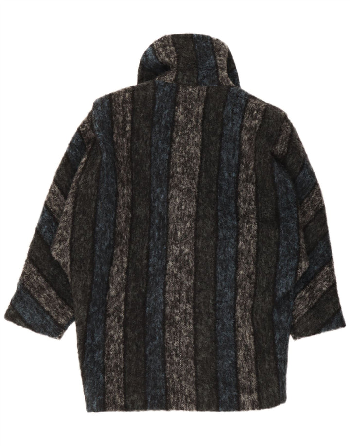 Arezia Womens Double Breasted Coat IT 42 Medium Multicoloured Striped