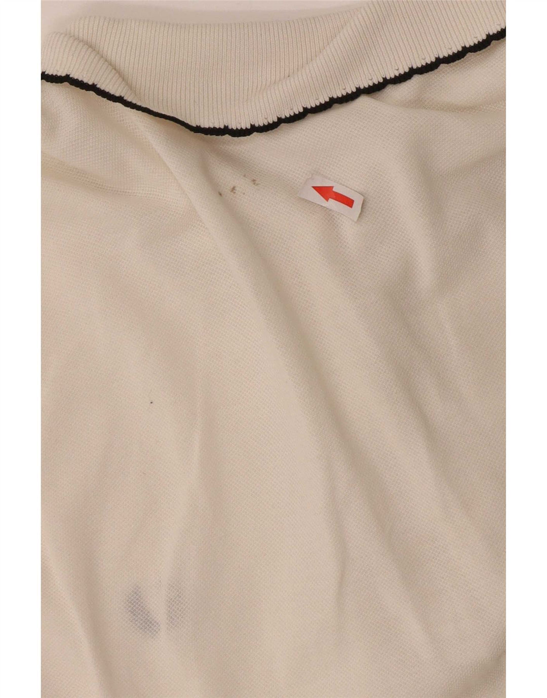 Fred Perry Womens Polo Shirt UK 10 Small Off White Cotton