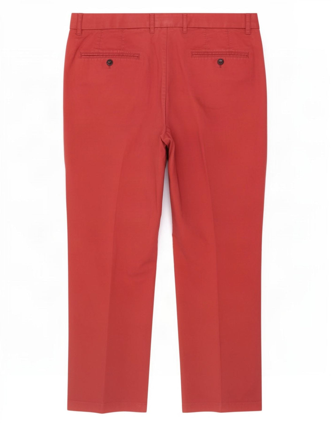 Marks & Spencer Mens Blue Harbour Regular Chino Trousers W44 L29 Red