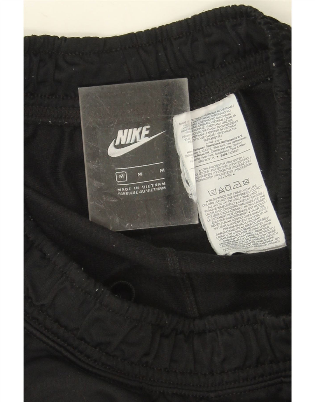 Nike Mens Tracksuit Trousers Joggers Medium  Black Polyester