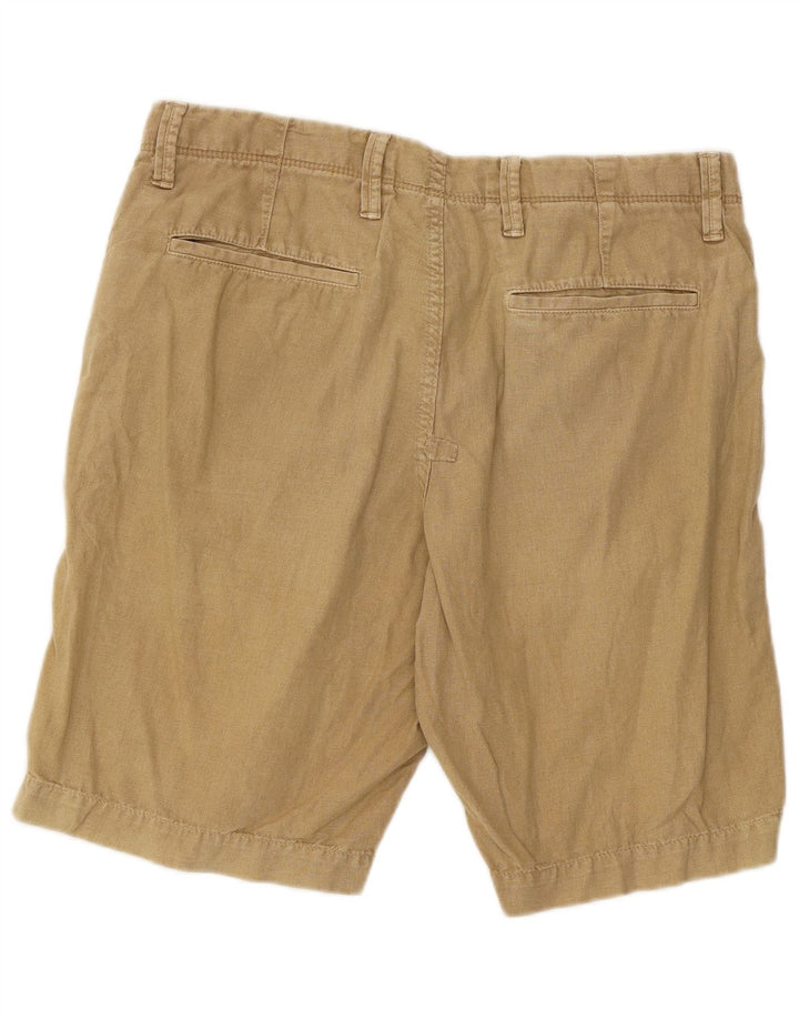 Gap Mens Chino Shorts W32 Medium Brown Linen