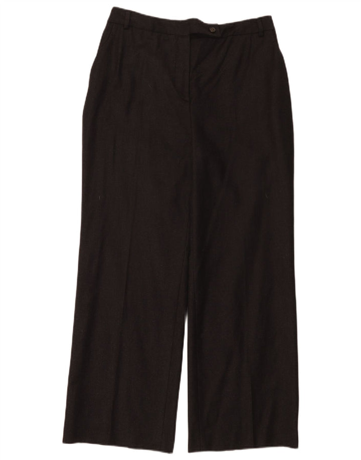 Aspesi Womens Loose Fit Suit Trousers W30 L27 Black