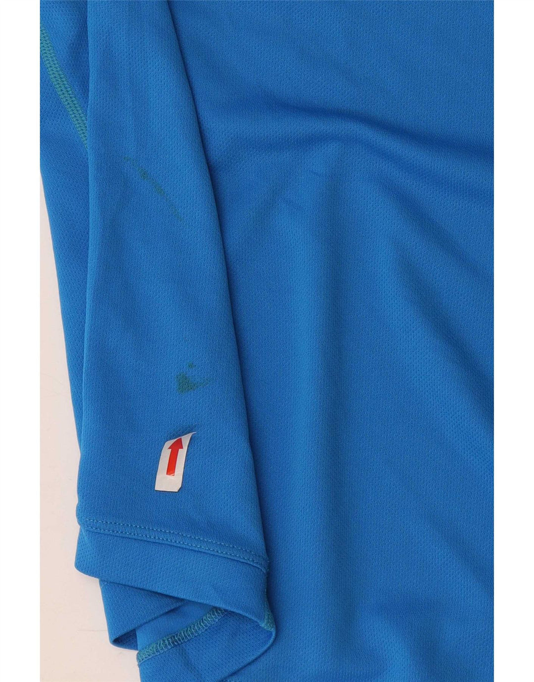Nike Mens Dri Fit T-Shirt Top Medium Blue Polyester