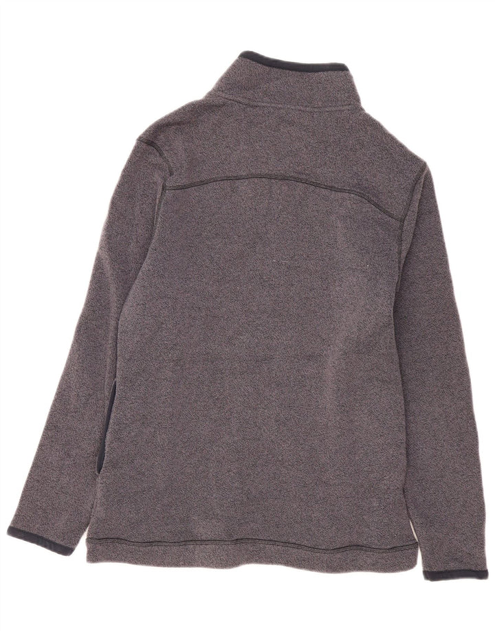 Weird Fish Mens Tracksuit Top Jacket Medium Grey Flecked Polyester