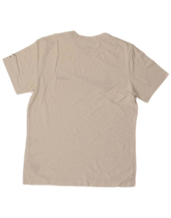 Nike Mens Graphic T-Shirt Top Medium White Cotton