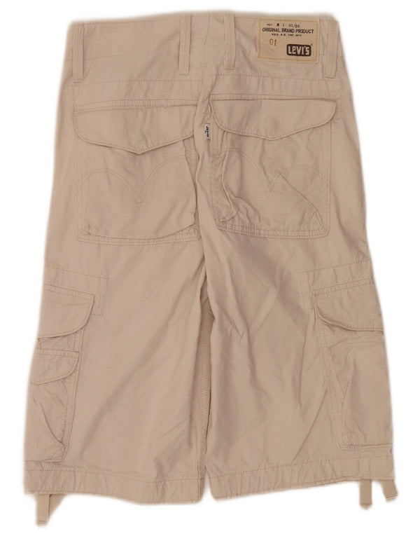 Levi's Mens Cargo Shorts W30 Medium Beige Cotton