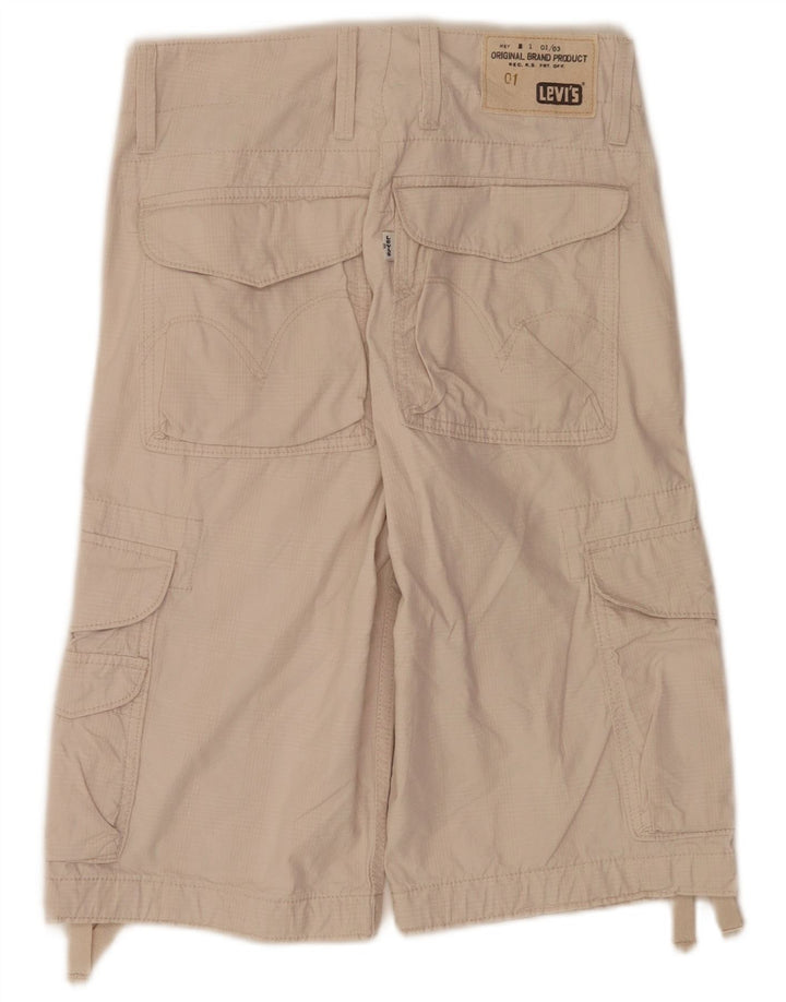 Levi's Mens Cargo Shorts W30 Medium Beige Cotton