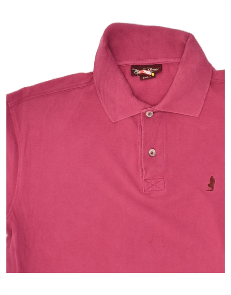 MARLBORO CLASSICS Mens Polo Shirt Small Pink Cotton | Vintage Marlboro Classics | Thrift | Second-Hand Marlboro Classics | Used Clothing | Messina Hembry 