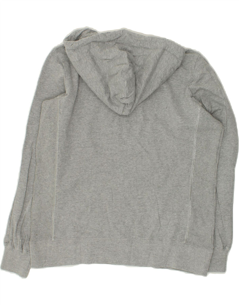 CHAMPION Womens Easy Fit Hoodie Jumper UK 14 Medium Grey Flecked Cotton | Vintage Champion | Thrift | Second-Hand Champion | Used Clothing | Messina Hembry 